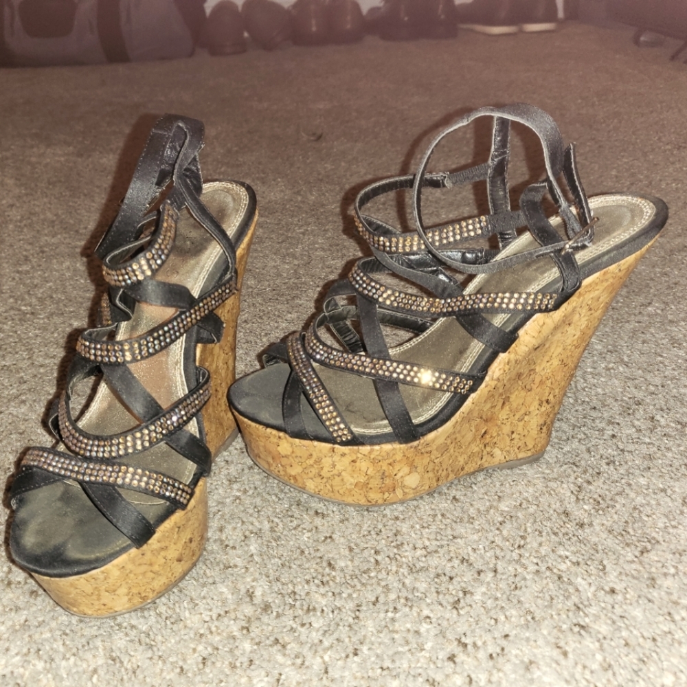 Bakers Rhinestone Wedges